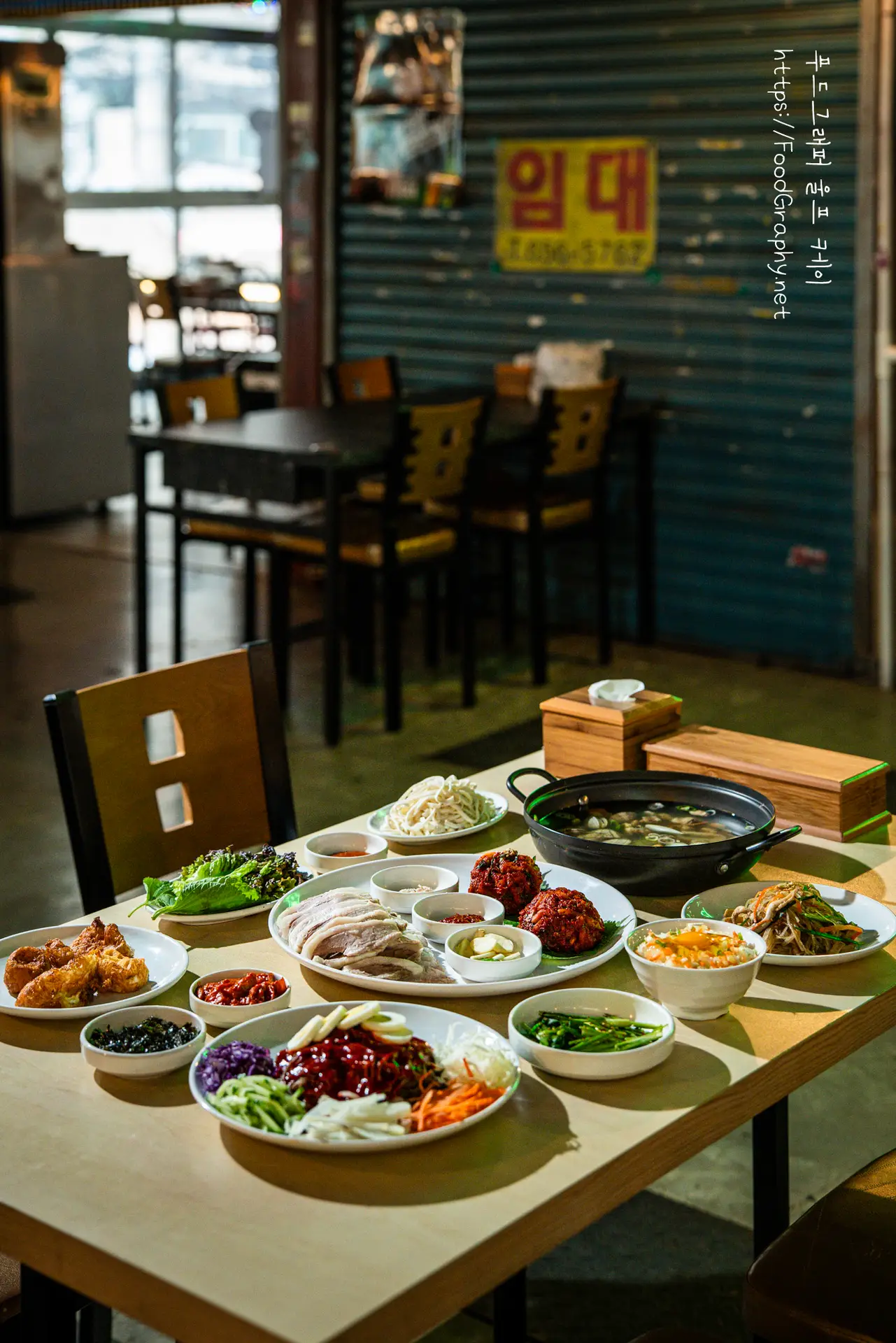 식당 공간+음식 상차림 사진 촬영 전문가 푸드그래퍼 울프 케이